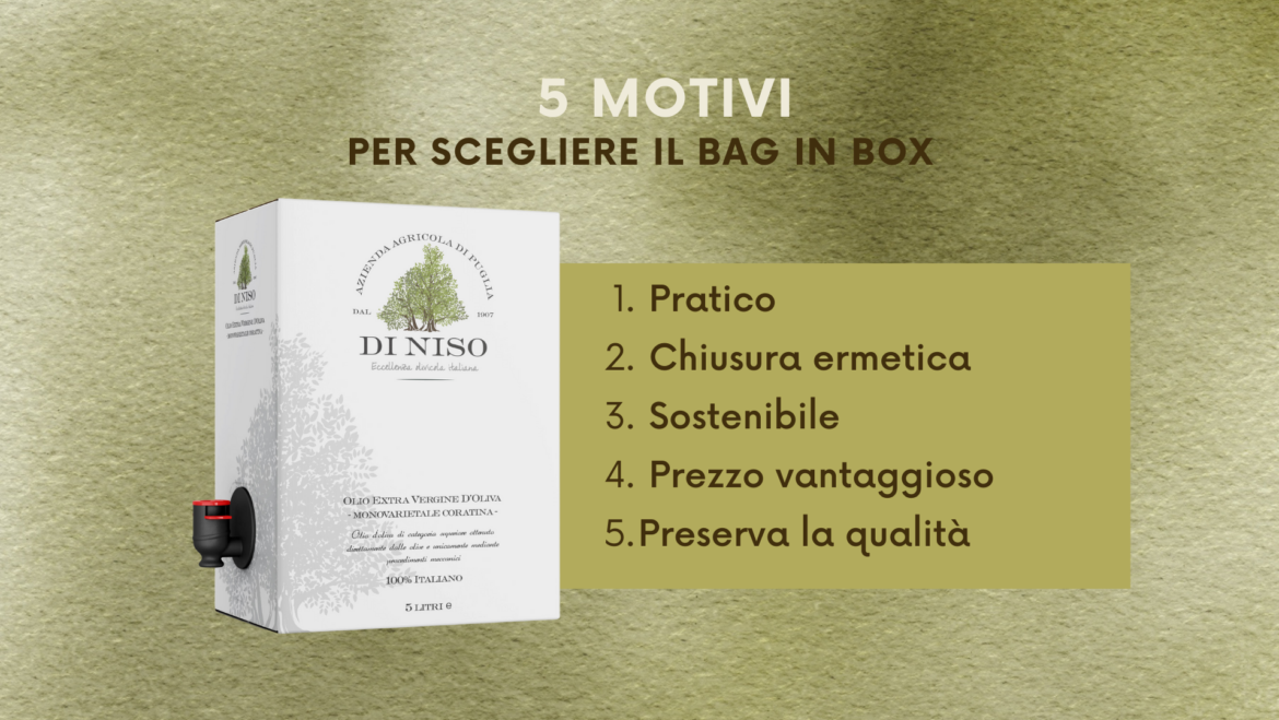 5 motivi per scegliere il Bag in Box