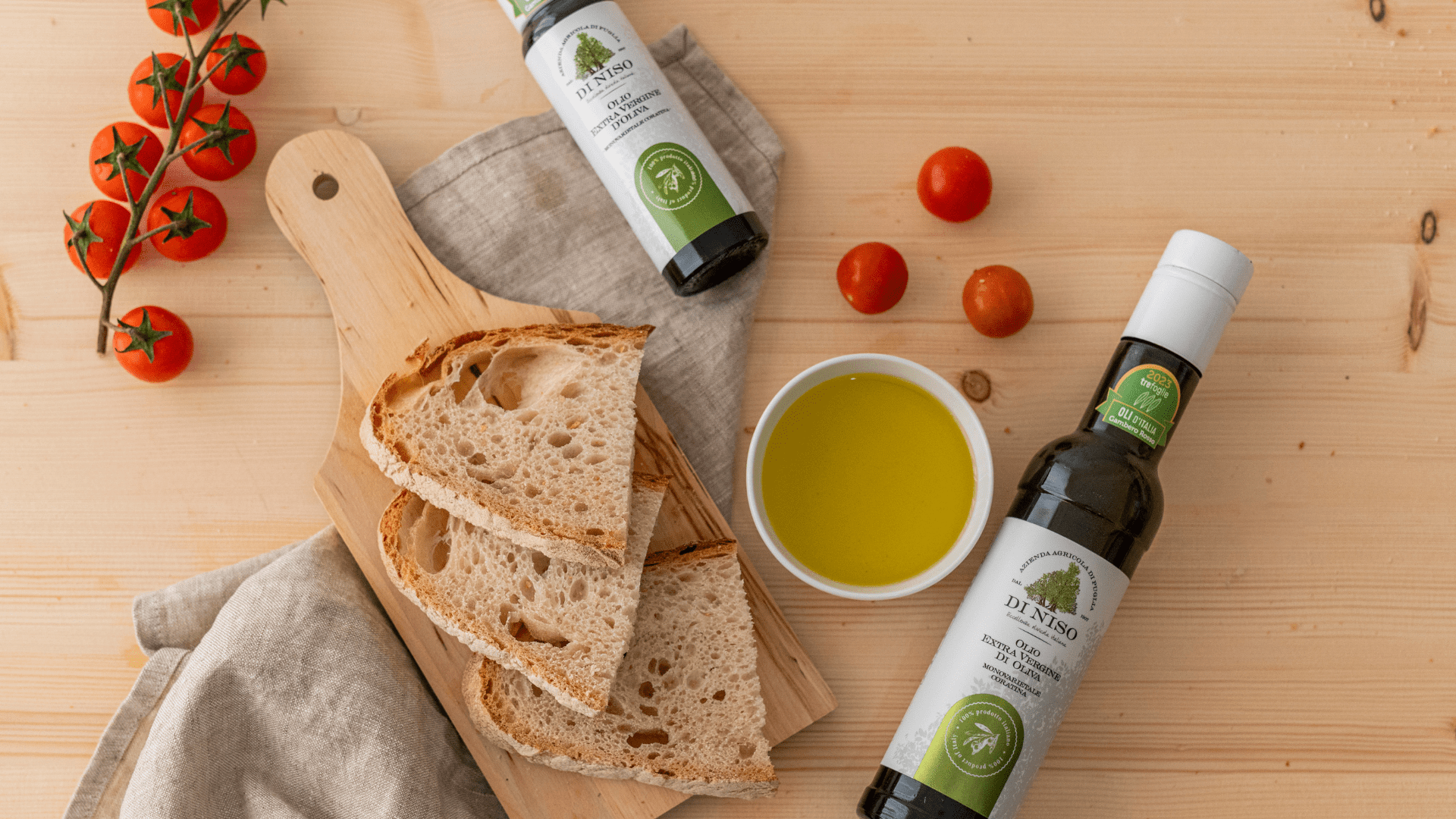 Quante calorie ha l’olio extravergine di oliva Di Niso?
